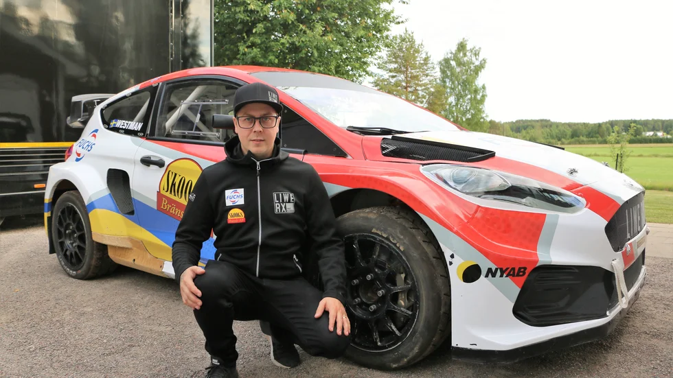 Linus Westman, Piteå MS, är laddad och klar för årets premiär i rallycross nere i Höljes.