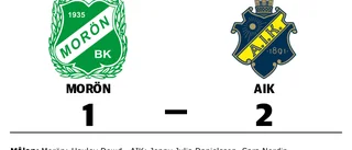 Förlust för Morön i seriefinalen mot AIK