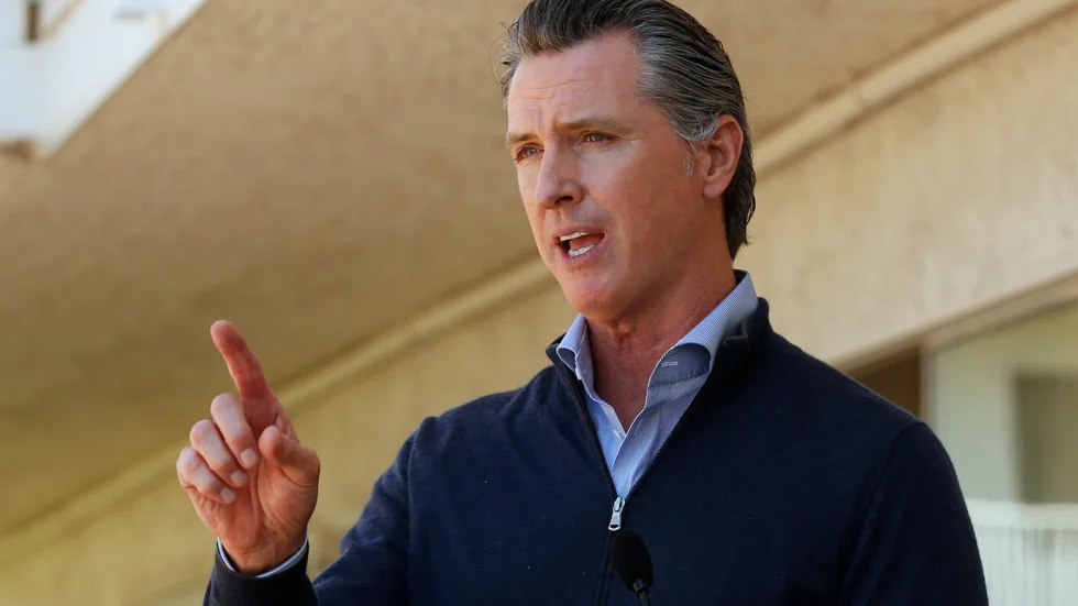 Kaliforniens guvernör Gavin Newsom. Arkivbild.