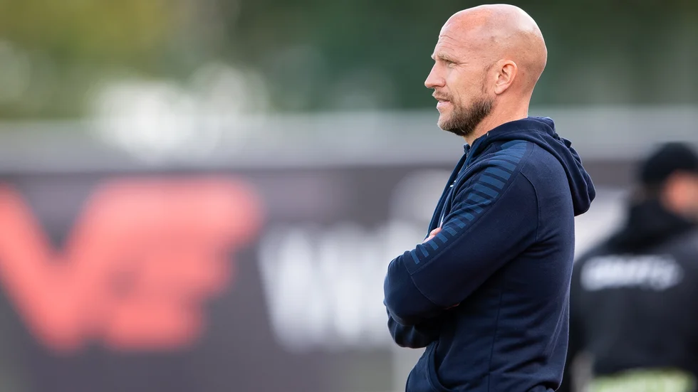 Henrik Rydström under matchen mot Varberg. 