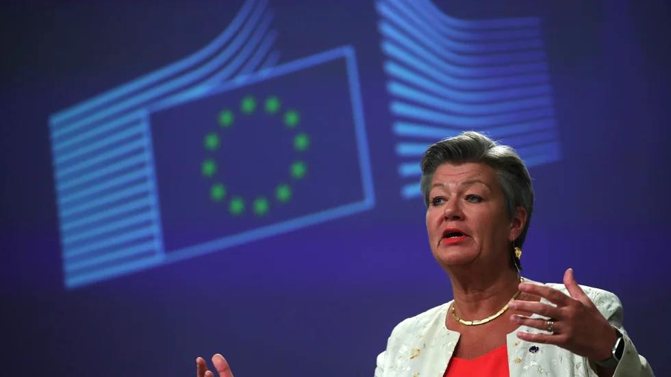 EU:s inrikeskommissionär Ylva Johansson. Arkivfoto.