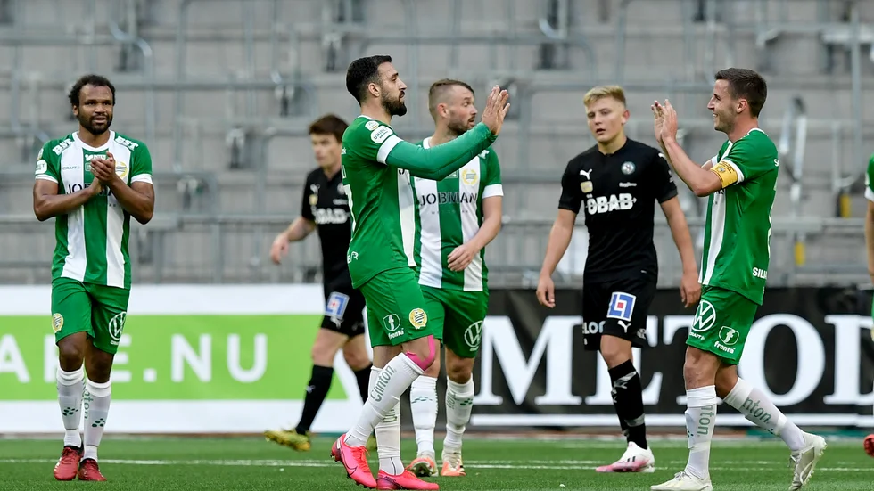Hammarbys nyförvärv inför säsongen Abbe Khalili stor för ett drömmål på frispark när han satte 3–0 mot Örebro.