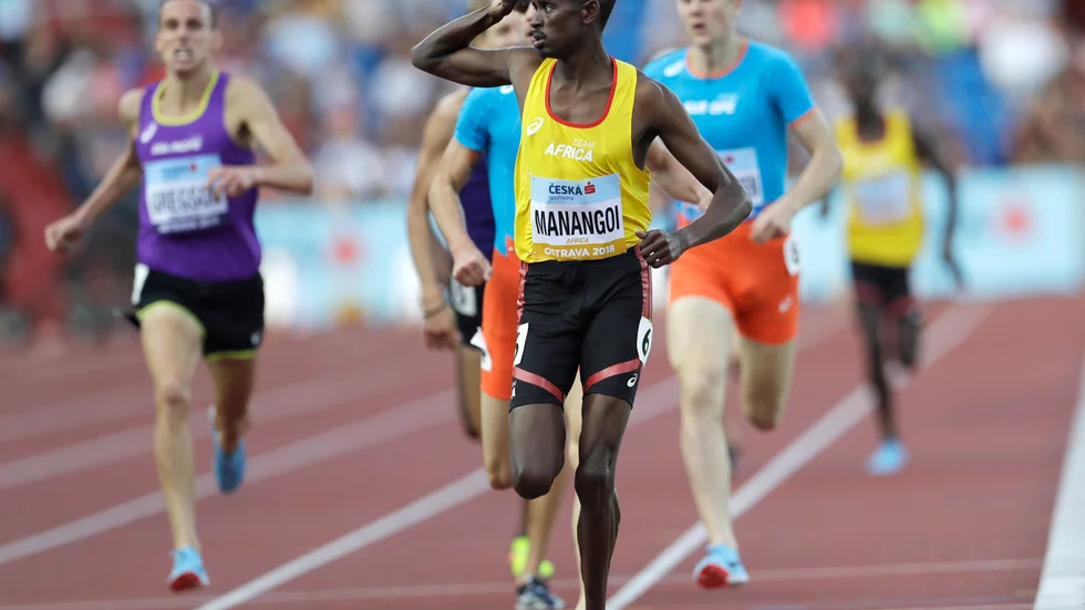 Kenyanen Elijah Motonei Manangoi stängs av. Arkivbild.