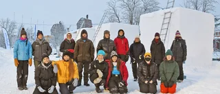 Säkerheten först när snöskulpturtävling avgörs