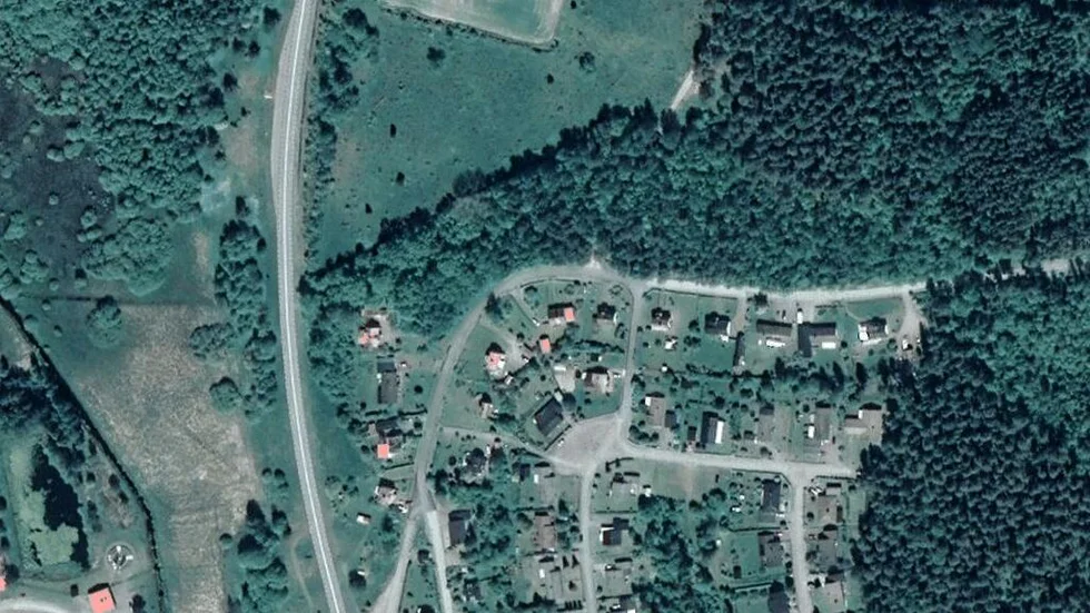 Området kring Gamla Hycklingevägen 23