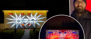 Här fixar Mårten en spektakulär ljusshow för grannarna