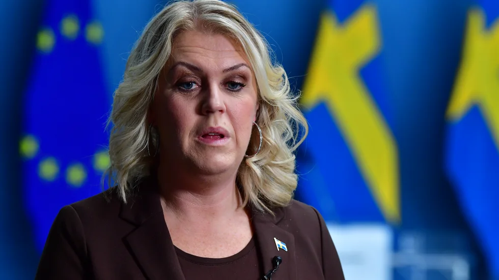 Socialminister Lena Hallengren. Arkivbild.