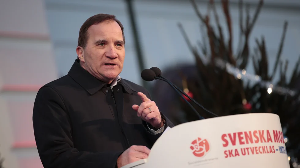 Stefan Löfven (S) brukar hålla sitt jultal inför publik. Men precis som allt annat så blev det annorlunda i år.