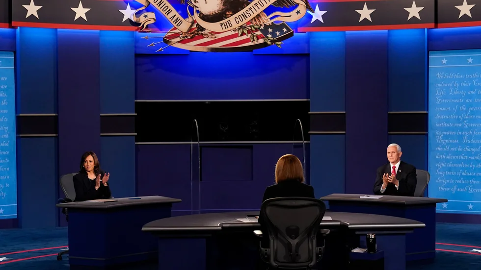 Det var en mer traditionell debatt mellan vicepresidentkandidaterna Kamala Harris och Mike Pence än den tidigare debatten mellan huvudkandidaterna Joe Biden och Donald Trump.