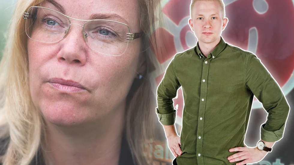 "Ericsons avskedsbrev på Facebook, där hon sågar det lokala verkställande utskottet sönder och samman, är närmast unik läsning", skriver Jonas Andersson, nyhetschef på NSD och Norrbottens-Kuriren.
