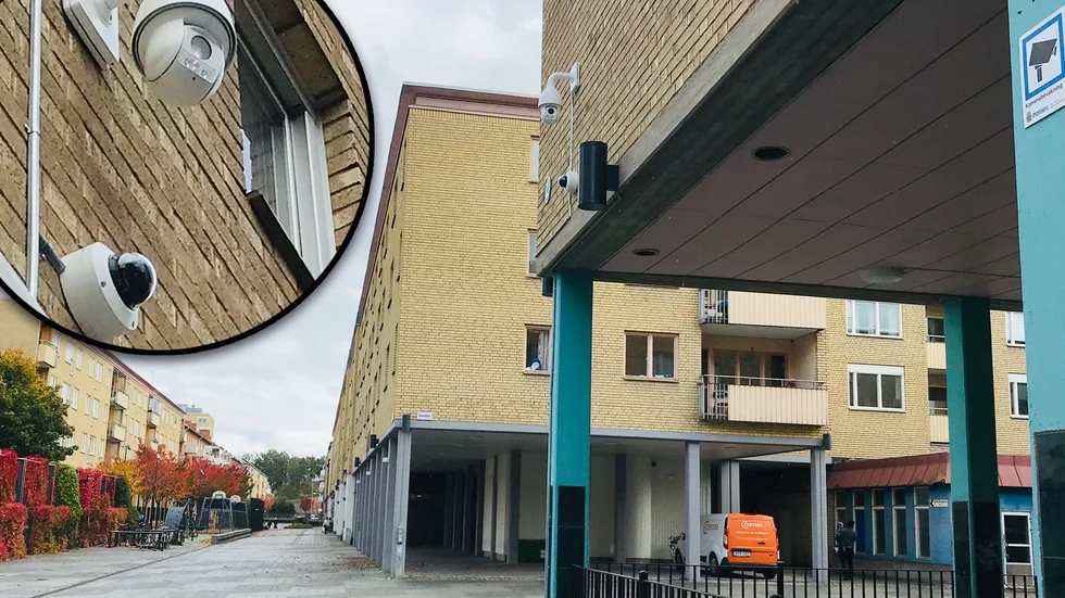 Polisen sätter upp tillfälliga kameror i Nyfors för att förebygga och upptäcka brottslig verksamhet.