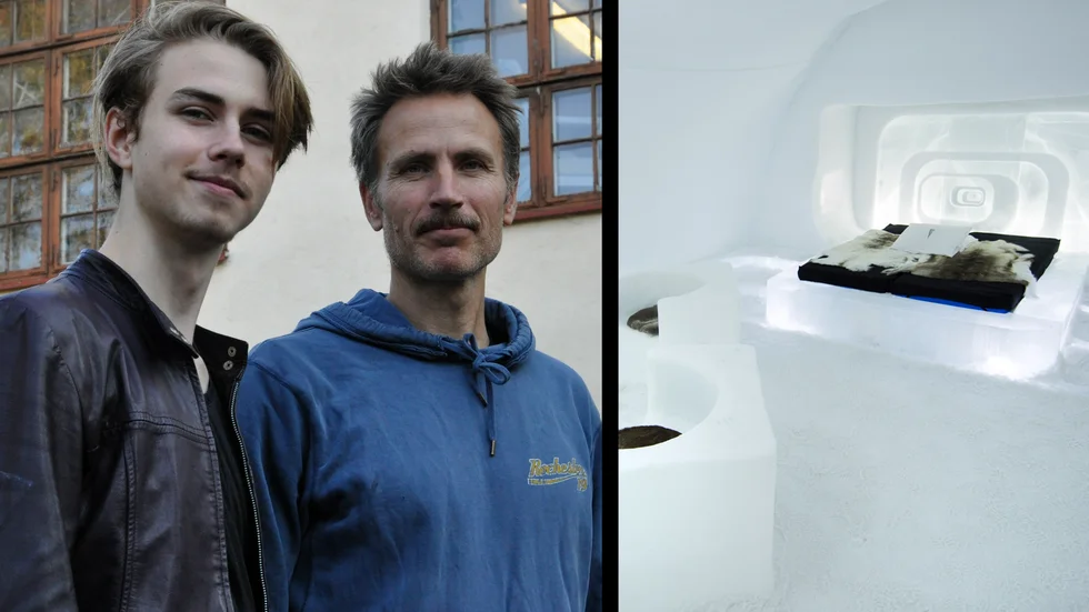 I december åker far och son-duon Carl och Nils Wellander till Jukkasjärvi för att skapa en helt egen svit. 