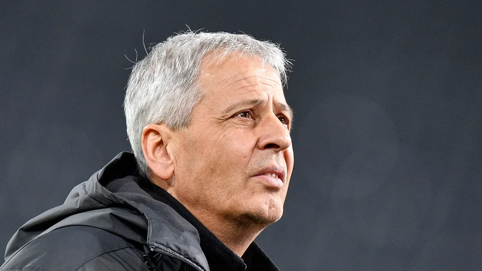 Lucien Favre har fått sparken som Dortmunds tränare. Arkivbild