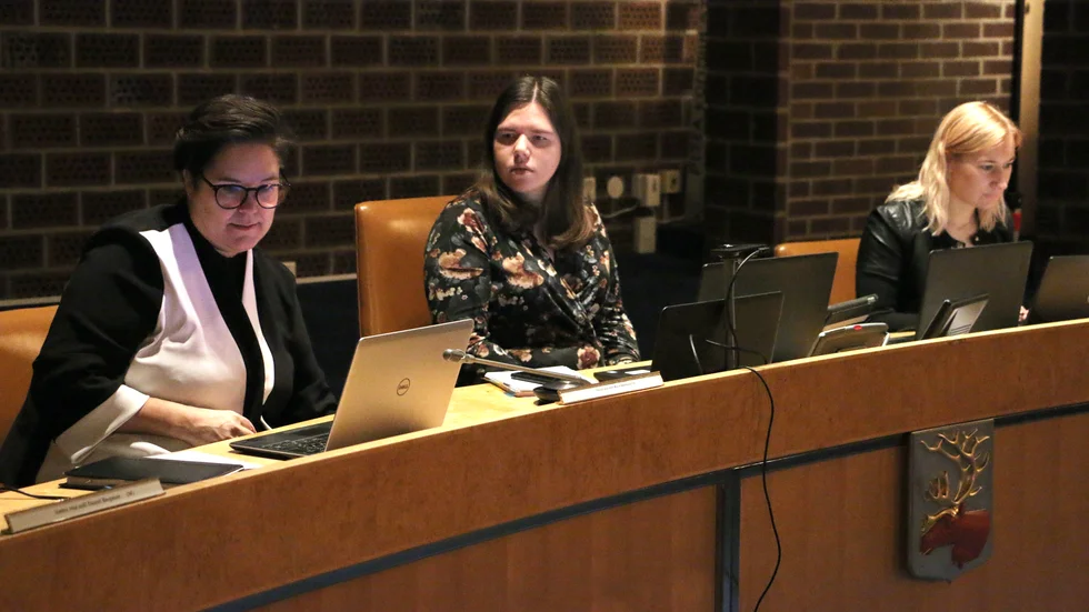 Louise Mörk (S), i mitten av bilden, är en av de kvinnliga toppolitiker S har i Piteå kommun. Om hon hamnar i riksdagen blir det kämpigt för partiet lokalt.