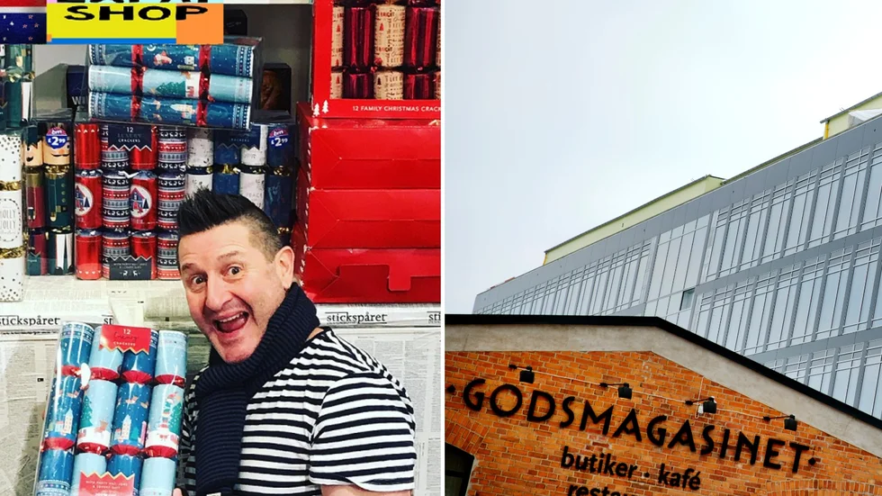 Specialbutiken The Expat Shop har öppnat i delar av Stickspårets lokaler i Godsmagasinet. "Det har varit många kunder som har velat köpa julprodukter", säger butikens grundare Greg Buckley.