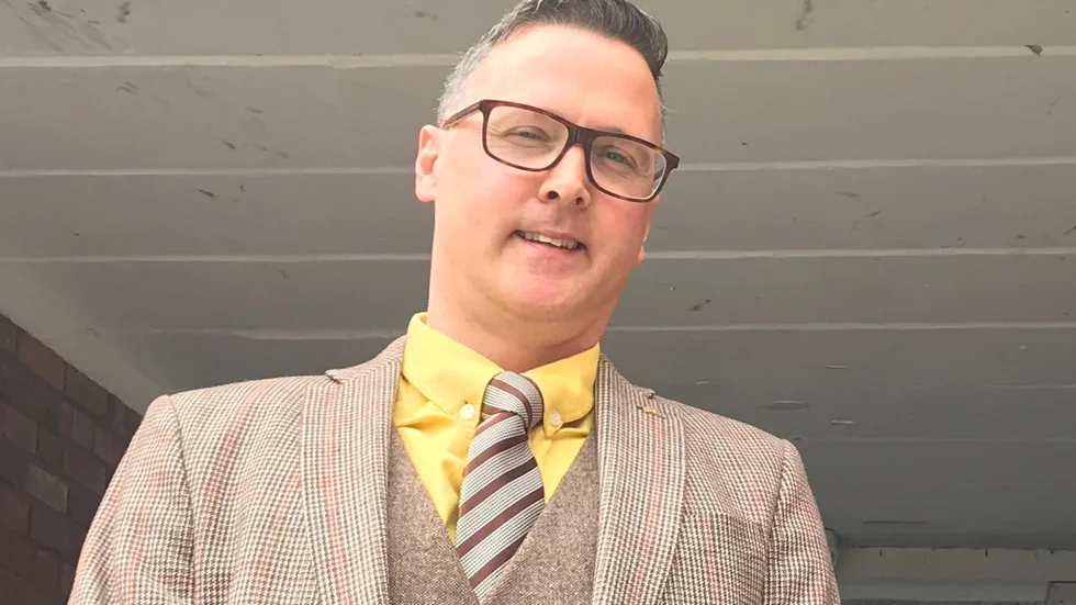 Damian Brunker, rektor för Internationella engelska skolan i Eskilstuna.