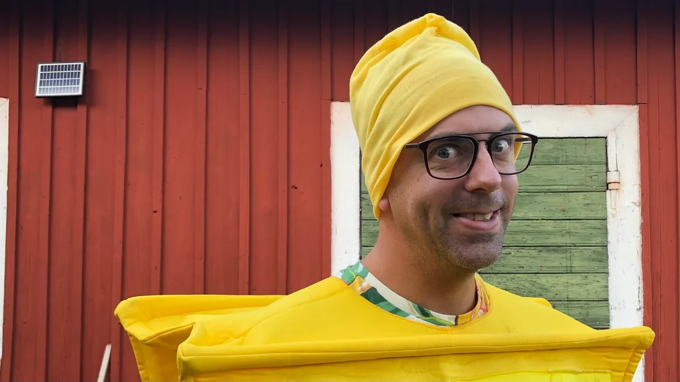 Andreas tycker om när han får människor att skratta. 