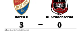 AC Studenterna förlorade borta mot Boren B
