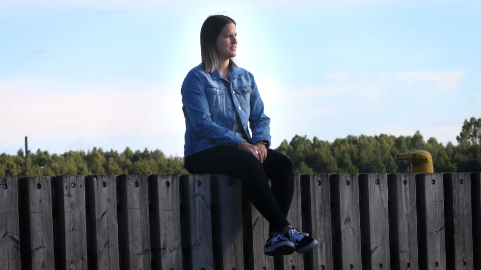 Zsofia Jokai Szilagyi följer pågående hockey-VM med stor spänning. Egentligen borde hon själv varit med och spelat, men en nackskada satte stopp för centerforwardens karriär. (Arkivbild)
