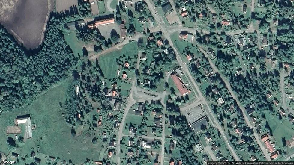 Området kring Kyrkvägen 7