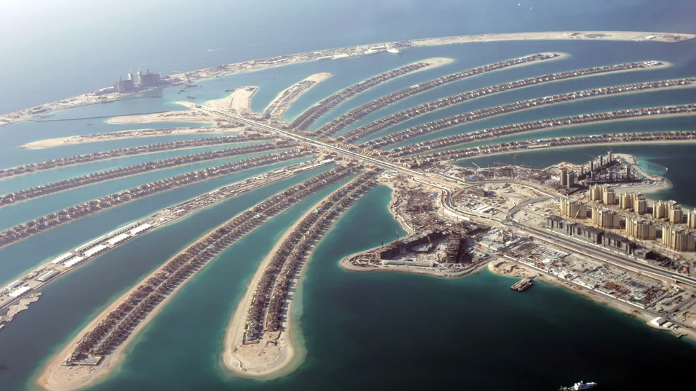 Huset, värt 850 miljoner kronor, ligger på den norra delen av den konstgjorda ön Palm Jumeirah. Arkivbild.