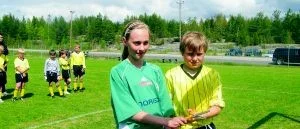 Ny fotbollsplan invigd i Hjorted