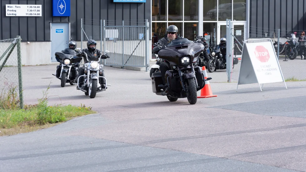 Ett 50-tal motorcykelförare deltog när Sweden charity run arrangerades för första gången i Luleå.