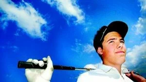 Duktiga golfare. Oskar Ekelund har svarat för flera bra tävlingar hittills och klarat kvalgränsen vid fyra av fem tävlingar. Foto: Matilda Ahl