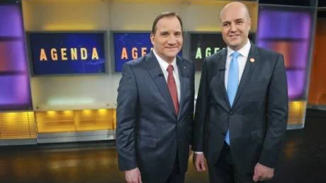 Stefan Löfven (S) och Fredrik Reinfeldt (M).Foto: Scanpix