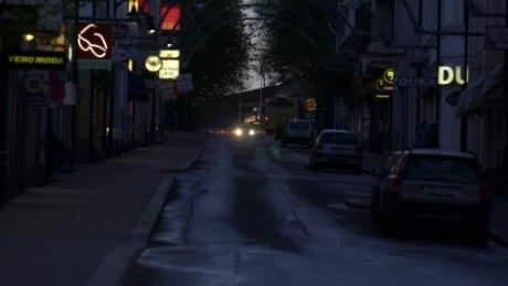 Så här mörkt kommer det förmodligen att vara på Storgatan i Västervik någon minut före klockan 16 fredagen den 23 november. Arkivfoto: Magnus Glans