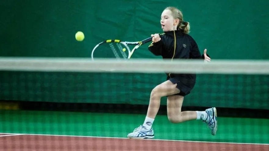 9-åriga Molly Karlberg var en av närmare 100 deltagare i Varamonbaden Cup.