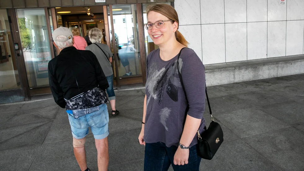 Agata Wojcik är bortrest på valdagen och därför lägger hon sin röst i förtid. "Det finns många bra saker med Nyköping, men viktigt att ta chansen att använda sin röst", säger hon.