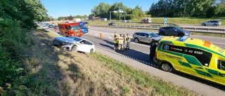 Olycka i Himmelstalund – personbil körde av vägen