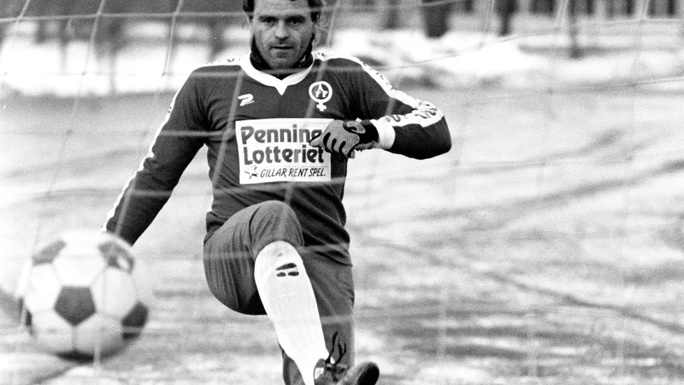Göran E Karlsson när det begav sig under ÅFF-tiden. 
