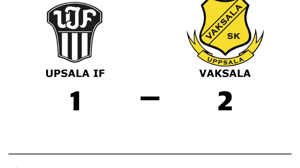 Upsala IF Fotboll förlorade mot Vaksala SK