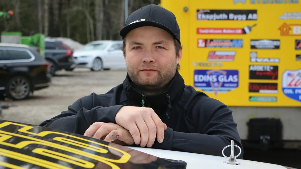 Martin Ekspjuth, Piteå Motorsällskap, drar igång rallycrossäsongen i värmländska Höljes på lördag.