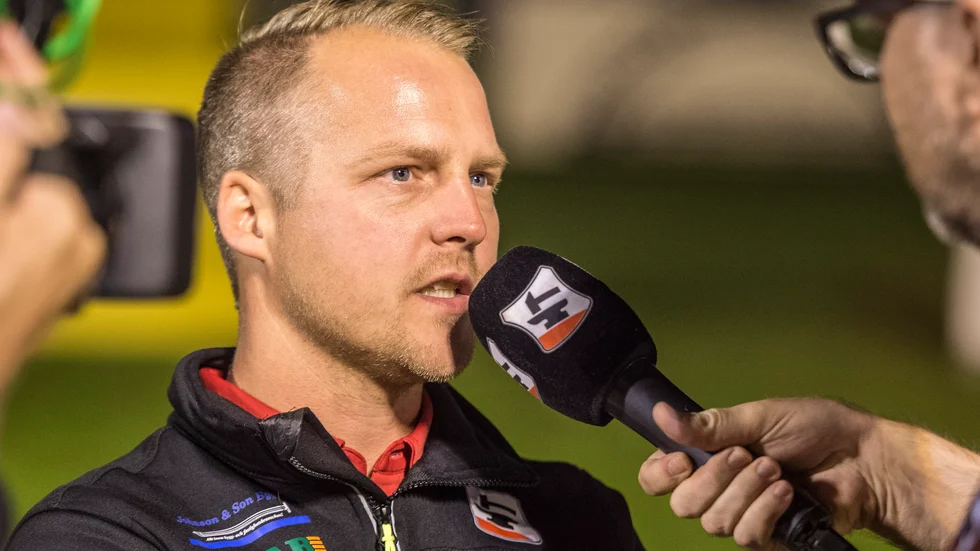 Stefan Jarl, en av tre lagledare i Smederna, som under torsdagen inleder Bauhaus-ligan hemma mot Rospiggarna.