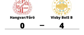 Visby BoIS B vann mot Hangvar/Fårö på bortaplan