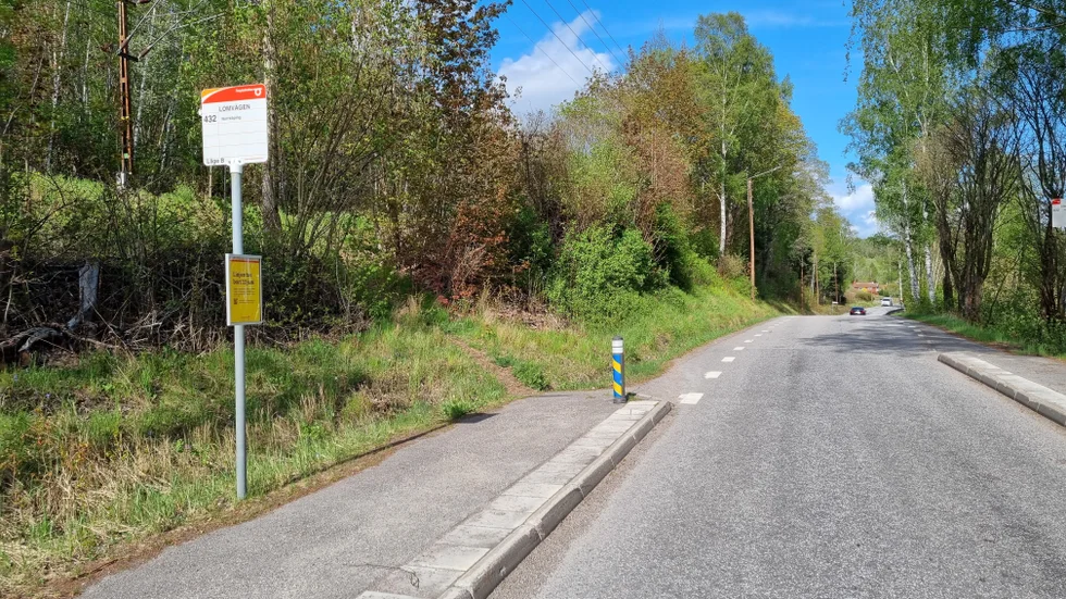 En av de hållplatser som riskerar att försvinna då buss 432 slutar gå från och med 13 juni.