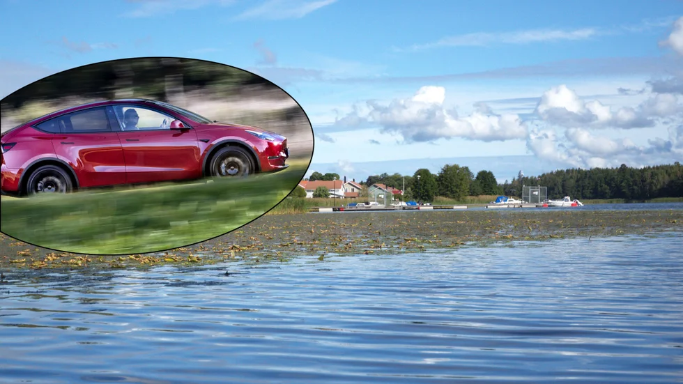 Det kan bli en gratistur med en Tesla om man väljer att åka taxi till badet i sommar.