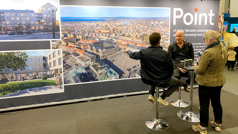 Point Properties äger sedan förra året såväl Gallerian som Statt-fastigheten och Baltzarhuset. I samband med Motala Expo kunde besökare ta del av mer information i företagets monter.
