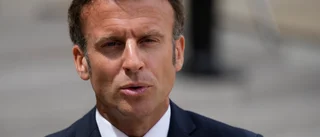 Macron: Hoppas på snart slut på kriget