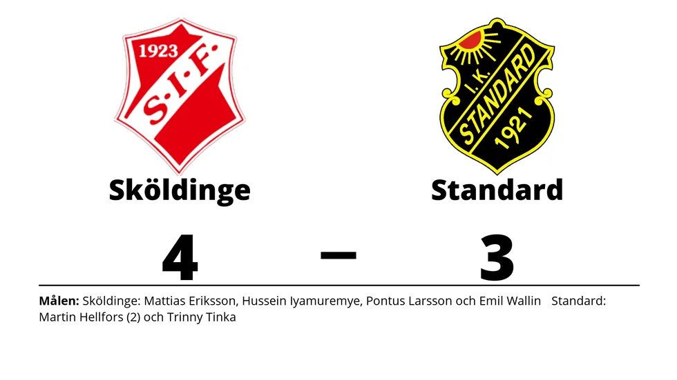 Sköldinge IF vann mot IK Standard