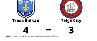 Trosa Balkan ny serieledare efter seger