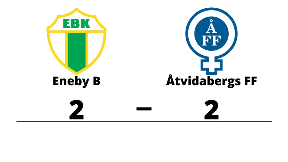 Eneby BK B spelade lika mot Åtvidabergs FF
