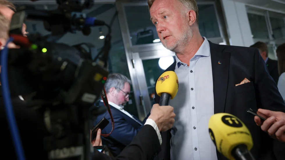Liberalernas partiledare Johan Pehrson. Arkivbild.