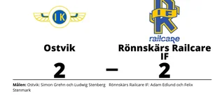Oavgjort för Ostvik hemma mot Rönnskärs Railcare IF