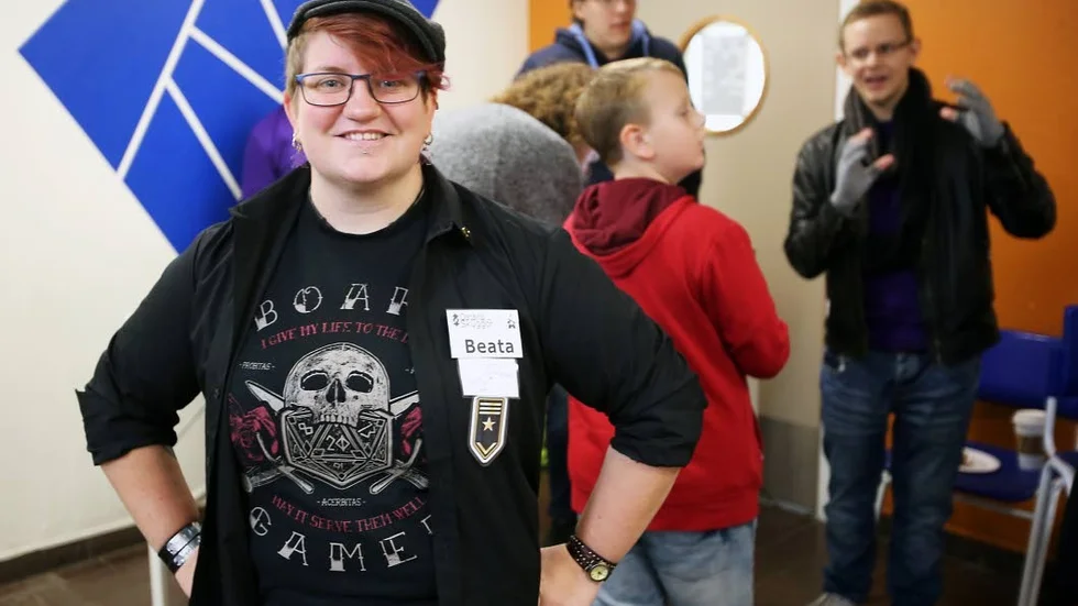 Beata Lithander, ordförande för Gotlands spelförening Östans Skuggor.