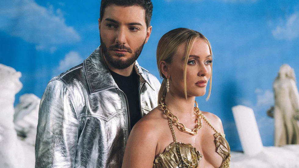 Svenska superstjärnorna Alesso och Zara Larsson är aktuella med singeln "Words". Pressbild.