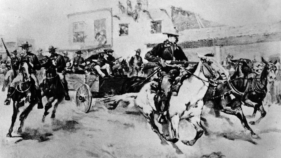 Billy the Kid har fångats in av Pat Garrett.